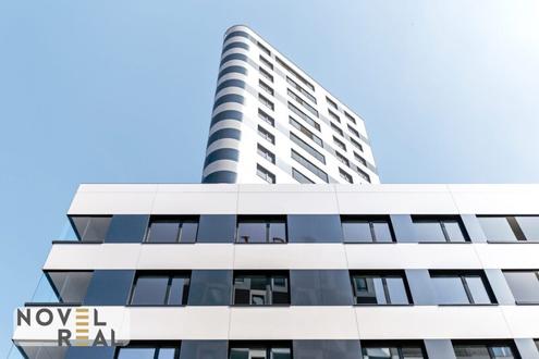 Moderne 2-Zimmer-Wohnung mit Loggia im Sky Tower am Hauptbahnhof