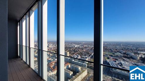 2-Zi.-Erstbezug mit Loggia & Rooftop Pool | TOWER HOMES