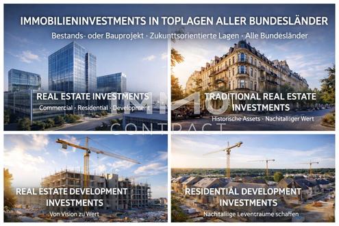 Immobilieninvestments | Bestands- oder Bauprojekte | Zukunftsorientierte Lagen | Alle Bundesl�nder