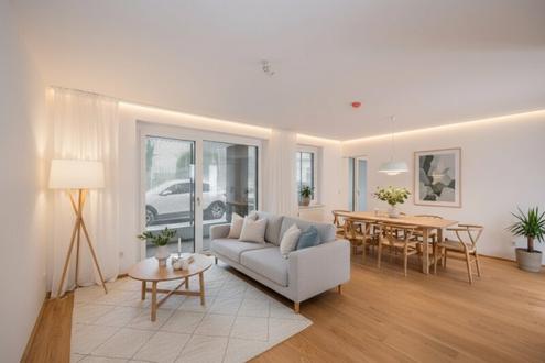 EDUART-Die Kunst des Wohnens: Hochwertiger 2-Zimmer NEUBAU-ZWEITBEZUG im Erdgeschoss! (6/1)