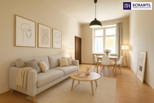 Balkon kommt! - Diese 2-Zimmer-Rarit�t hat alles: Charme, Licht & Potenzial!