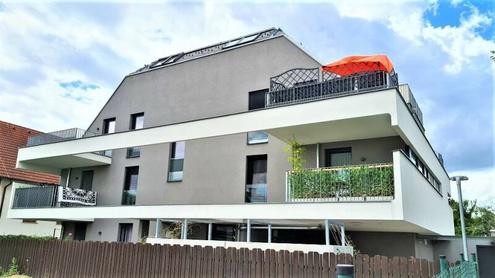 NEUBAU-RENDITEOBJEKT IM GRÜNEN, freier Mietzins, 10 Wohneinheiten mit Freiflächen, 5 Stellplätze, 748 m2 Grundstück, Aspern, U2-Nähe