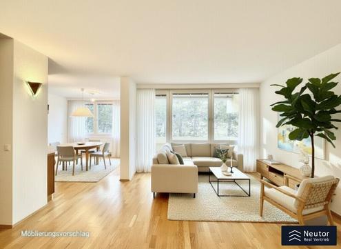 Helle 3,5-Zimmer-Eigentumswohnung mit Loggia, Garage & Gr�nblick in 1230 Wien