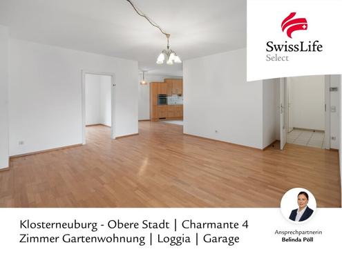 Klosterneuburg - Obere Stadt | Charmante 4 Zimmer Gartenwohnung | Loggia | Garage