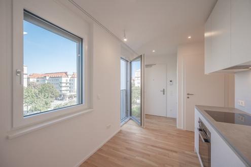 ASG IV-Qualitatives Wohnen in urbaner Lage: hochwertiger 1-Zimmer ZWEITBEZUG mit Balkon! Provisionsfrei