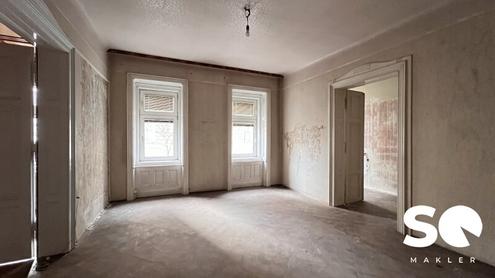 #SQ - SANIERUNGSBEDÜRFTIGE 3 ZIMMER ALTBAUWOHNUNG MITTEN IM 6ten /MARIAHILF APOLLOKINO - TOP 1&2