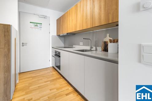 Urbanes Familienleben mit Dachgarten und Spielplatz