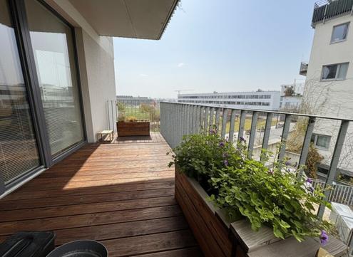 Passivhaus: Exklusive 3-Zimmer Wohnung mit 2 Balkonen in der Seestadt