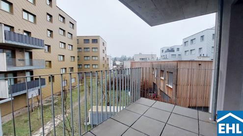 WOHNQUARTIER WILDGARTEN - 2-Zimmer Wohnung mit westseitigem Balkon direkt am Rosenhügel