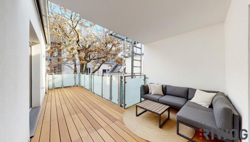 M�gliche Einrichtung und Holzboden KI-Bearbeitet