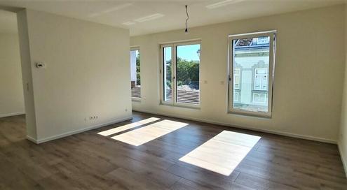 ANTON-BOSCH-GASSE, sonnige 52 m2 Neubau, Wohn-Esszimmer, Schlafzimmer, Fußbodenheizung, 3. Liftstock, Jedlesee