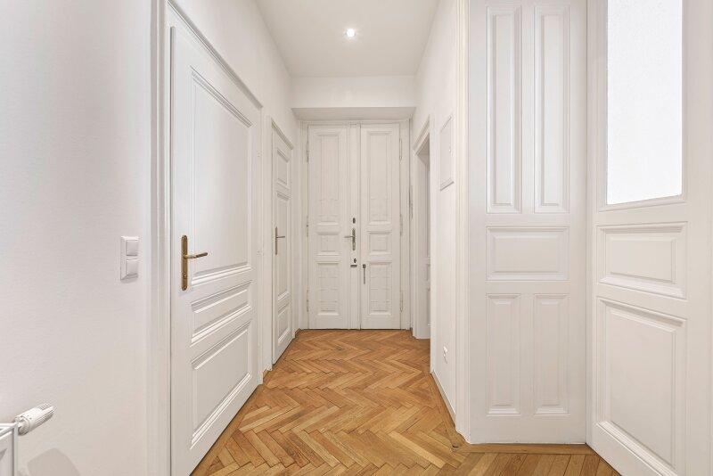 Blick K�che in Vorzimmer