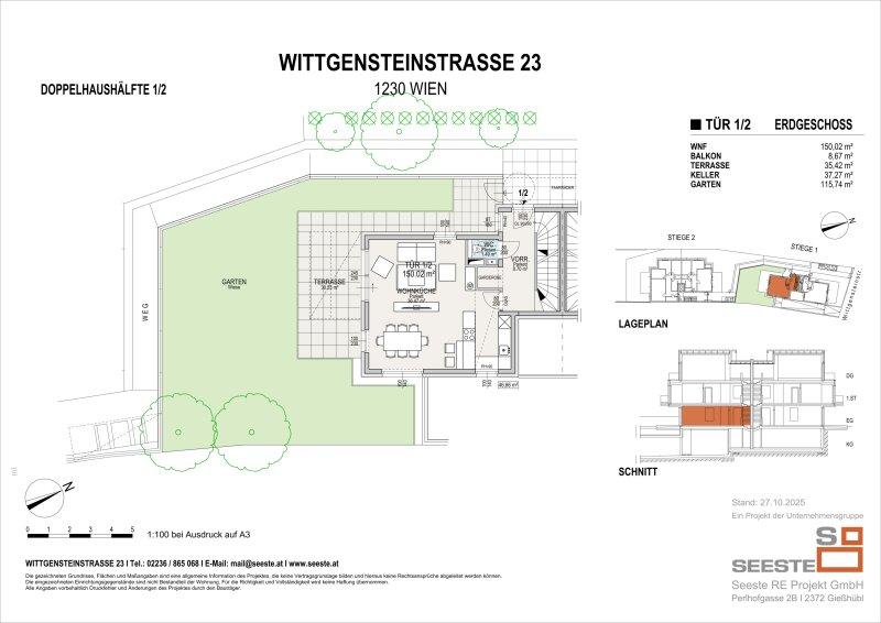 Grundriss Erdgeschoss DH1/2