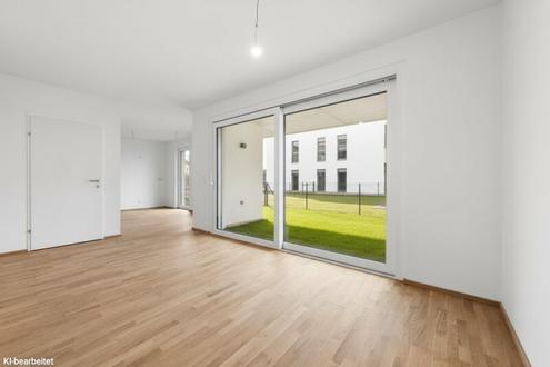 PROVISIONSFREI! Lichtdurchflutete 2-Zimmer-Wohnung mit Garten | Ideal geschnitten für viel Raum | Bezugsfertig