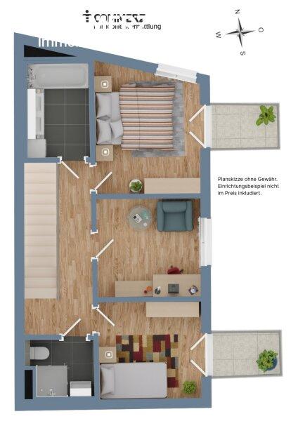 Plan Top 4 Dachgeschoss