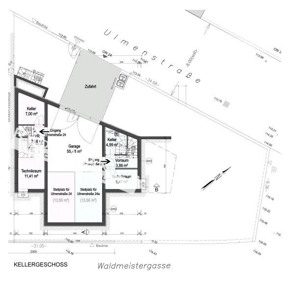 Kellergescho� (Eckhaus - hellblau)