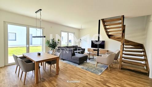 Modern, hell, exklusiv - Mietkauf Doppelhaush�lfte in attraktiver Lage von Stoob