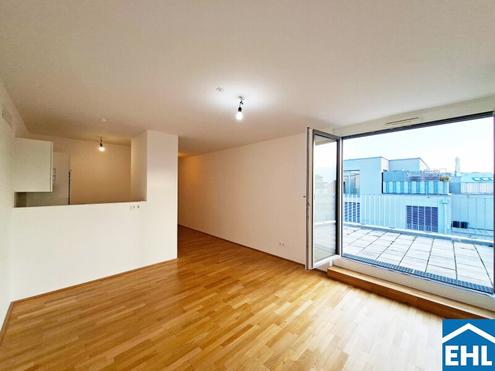 Sonnige, optimal geschnittene 2-Zimmerwohnung mit traumhafter Terrasse!