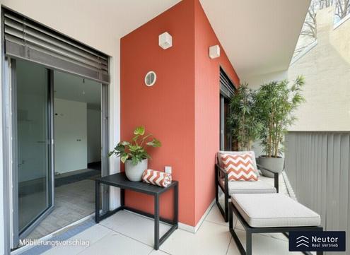 EXKLUSIVE 2 ZIMMER NEUBAUWOHNUNG | MIT BALKON IN DEN GR�NEN INNENHOF