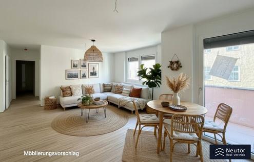 EXKLUSIVE 3 ZIMMER WOHNUNG IM 3. STOCK | INKL. SCHÖNER LOGGIA | ERSTBEZUG AB 01. MAI