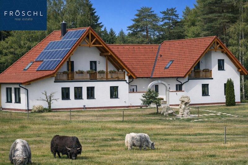 Ansicht des Bauernhofes