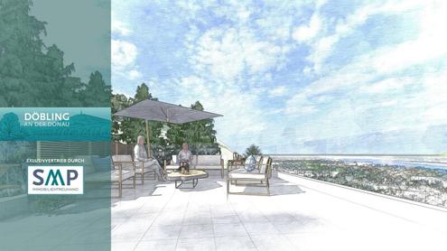 Döbling an der Donau: Das Penthouse-Meisterwerk in Döbling