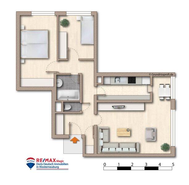 Grundriss m�bliert