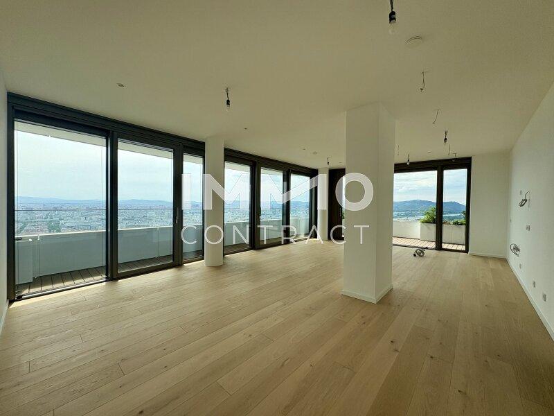 Wohn-Essbereich Richtung Kahlenberg