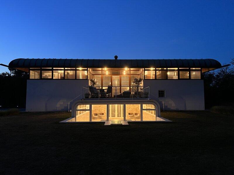 Haus Wittmann bei Nacht