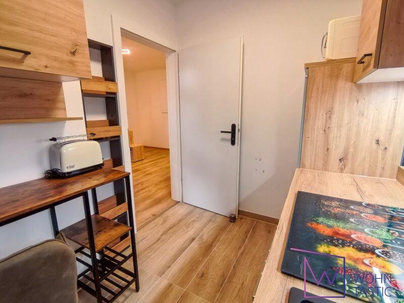 K�che - Blick Richtung Zimmer