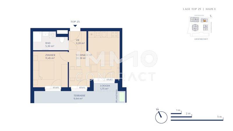 Wohnungsplan Wohnung 1 (rechts)