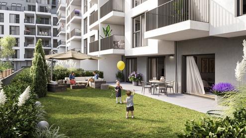 2-Zimmer GARTENWOHNUNG -  PERFEKTE KOMBINATION AUS NATUR UND URBANEM LEBENSSTIL- GRAND GARDEN