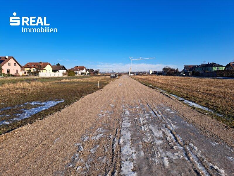 Baustra�e - Blickrichtung Nord