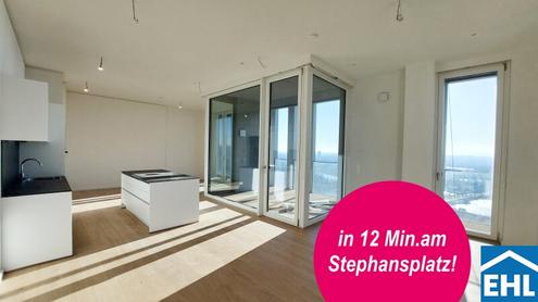 ***PENTHOUSE mit Blick über Wiens Innenstadt!*** Pool, Fitness & Sauna inkl.