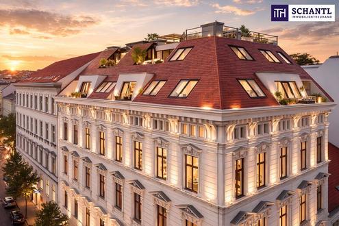 AKTIONSPREIS + Provisionsfrei! Luxuri�ses Penthouse in Bestlage: Private Liftfahrt - 50 m� Sonnenterrasse - 5 Zimmer + Garage! Genial