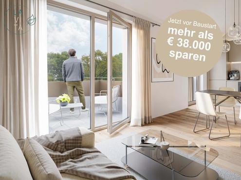 Letzte Wohnung mit Baustartaktion sichern! LAVITA - Moderne 4 Zimmer Erstbezug-Wohnung mit S�dbalkon in Langenzersdorf f�r jede Lebenslage