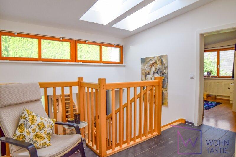 Durchdachte Architektur schafft ein gro�es Luft- und Lichtvo