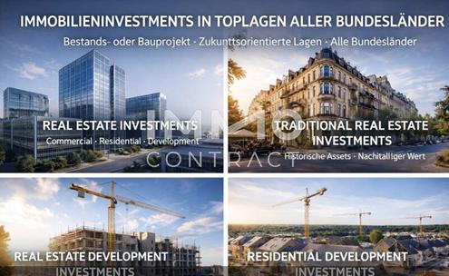 OFF-MARKETS I Immobilieninvestments | Bestands- oder Bauprojekte | Zukunftsorientierte Lagen in einigen Bundesl�ndern