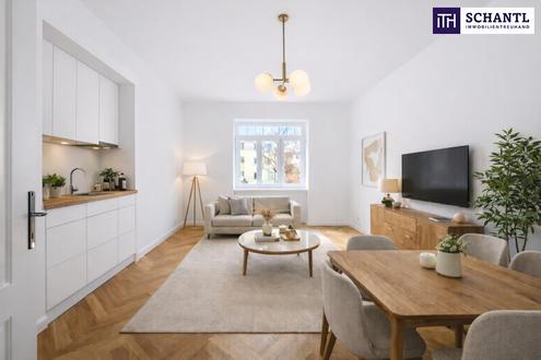 Einziehen & wohlf�hlen: Hochwertig sanierter Altbau in Toplage + U3 Station Schweglerstra�e + Ruhelage