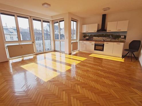 BUCHENGASSE, 41 m2 Neubau, Einzelwohnraum, Kochnische, Duschbad, Parketten, 5. Liftstock, U1-N�he