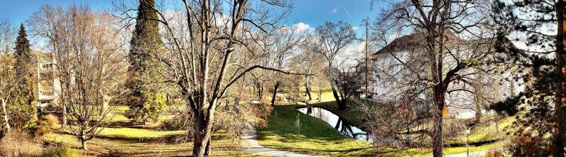 Traumblick in den Schlosspark