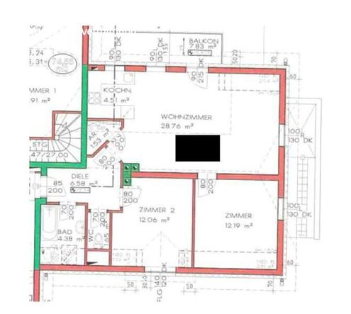 3-Zimmerwohnung mit Badeteich