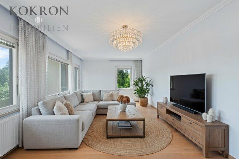 Wohnraum im Obergeschoss_m�bliert mit KI