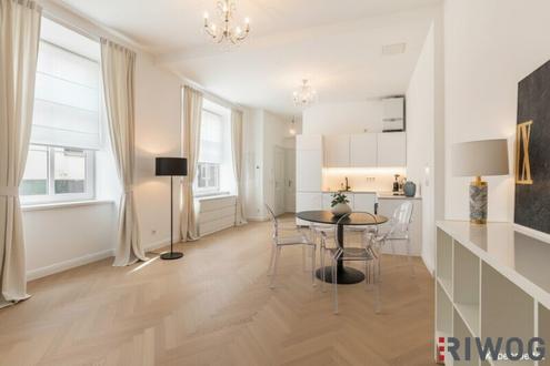 Hochwertig ausgestattete und ruhig gelegene Altbauwohnung im Hofgeb�ude | ca. 10 Gehminuten in den 1. Bezirk