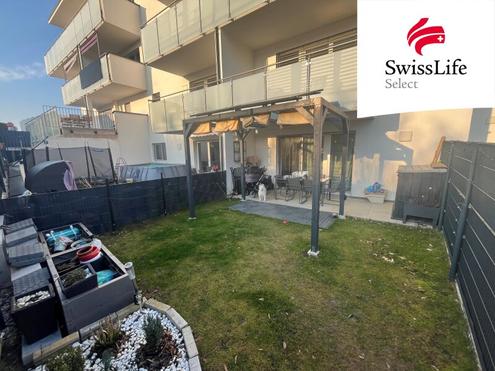 Modern & gem�tlich -- 3-Zimmer-Wohnung mit Garten, Garage & Carport (BJ 2022)