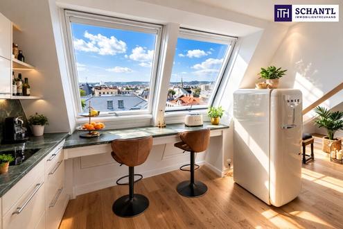 Urbaner Wohnluxus: Exklusive DG-Wohnung mit Terrasse & spektakul�rem Fernblick