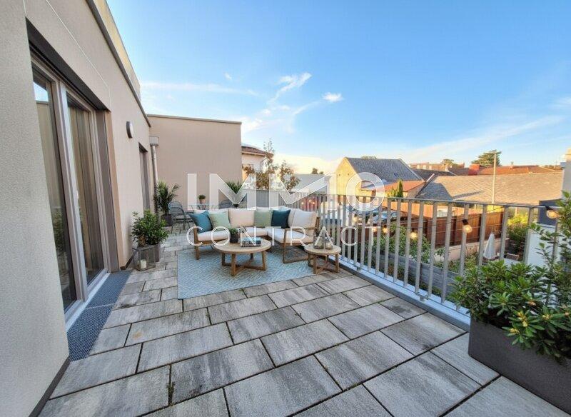 Terrasse westlich ausgerichtet