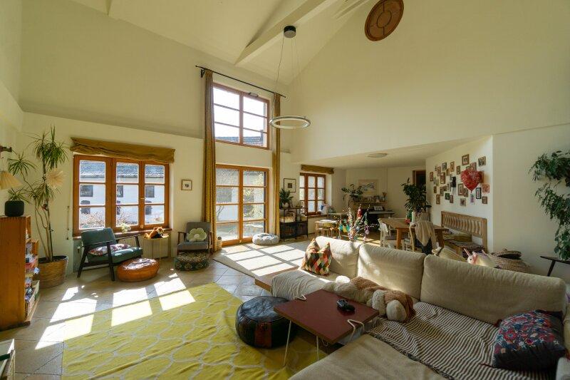 Raumh�he �ber zwei Gescho�e