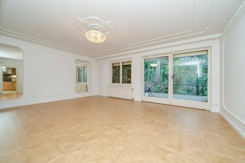 Die Gr�ne Ruhe - Balkonwohnung mit Parkflair - Top-Grundriss