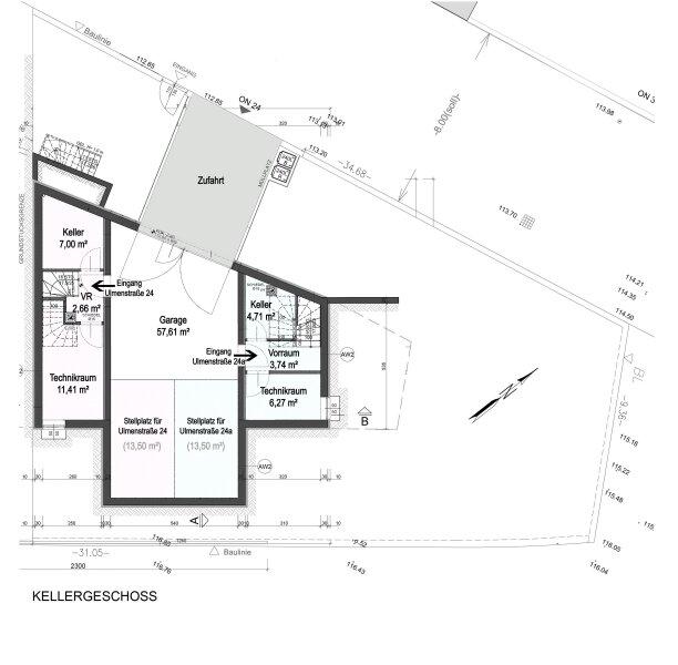 Einreichplan Kellergescho� (hellblau)